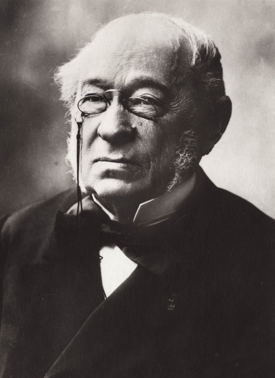 Johann Strauss Jr. (1825-1899), østrigsk musiker. af Nadar. af Gaspard Felix Tournachon Nadar