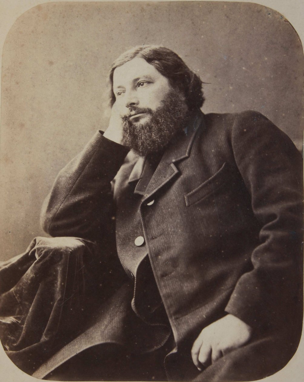 Gustave Courbet, ca 1866. af Nadar