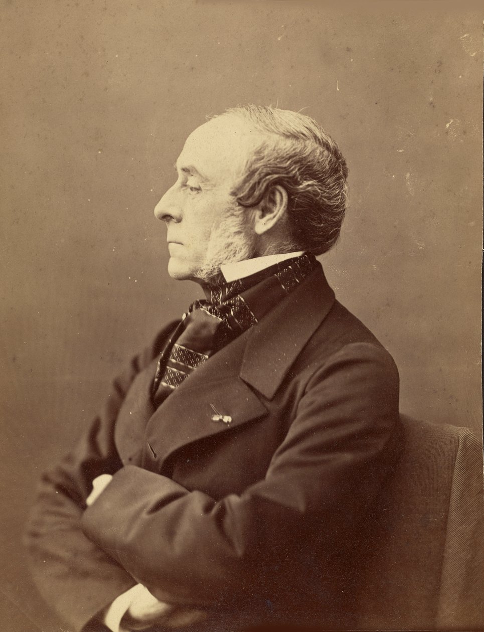 Portræt af Ernest Legouvé 1807-1903, 1861-1869. af Gaspard Félix Nadar