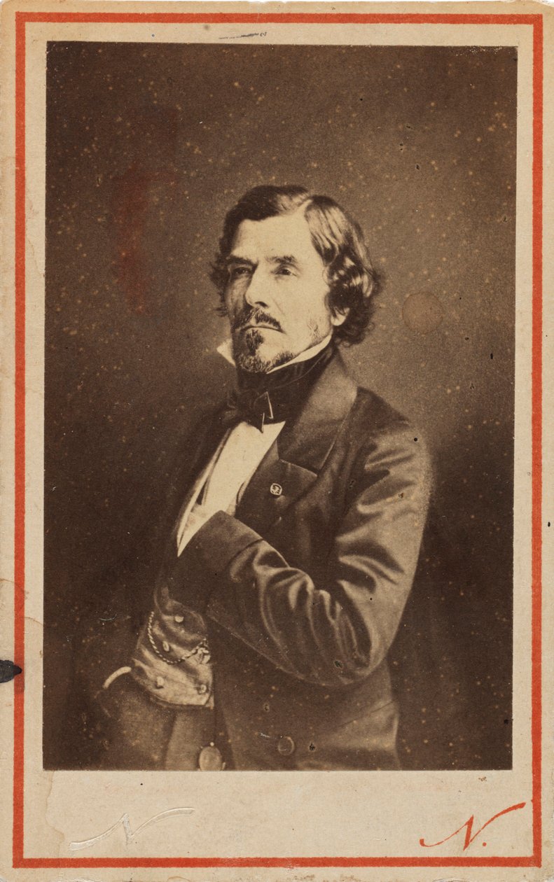 Portræt af Eugene Delacroix 1798-1863, 1858. af Gaspard Félix Nadar