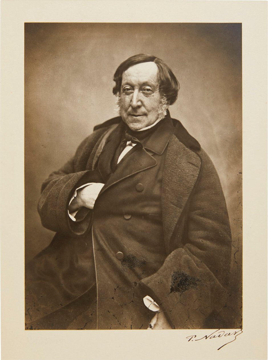 Portræt af Gioachino Rossini 1792-1868, 1856. af Gaspard Félix Nadar