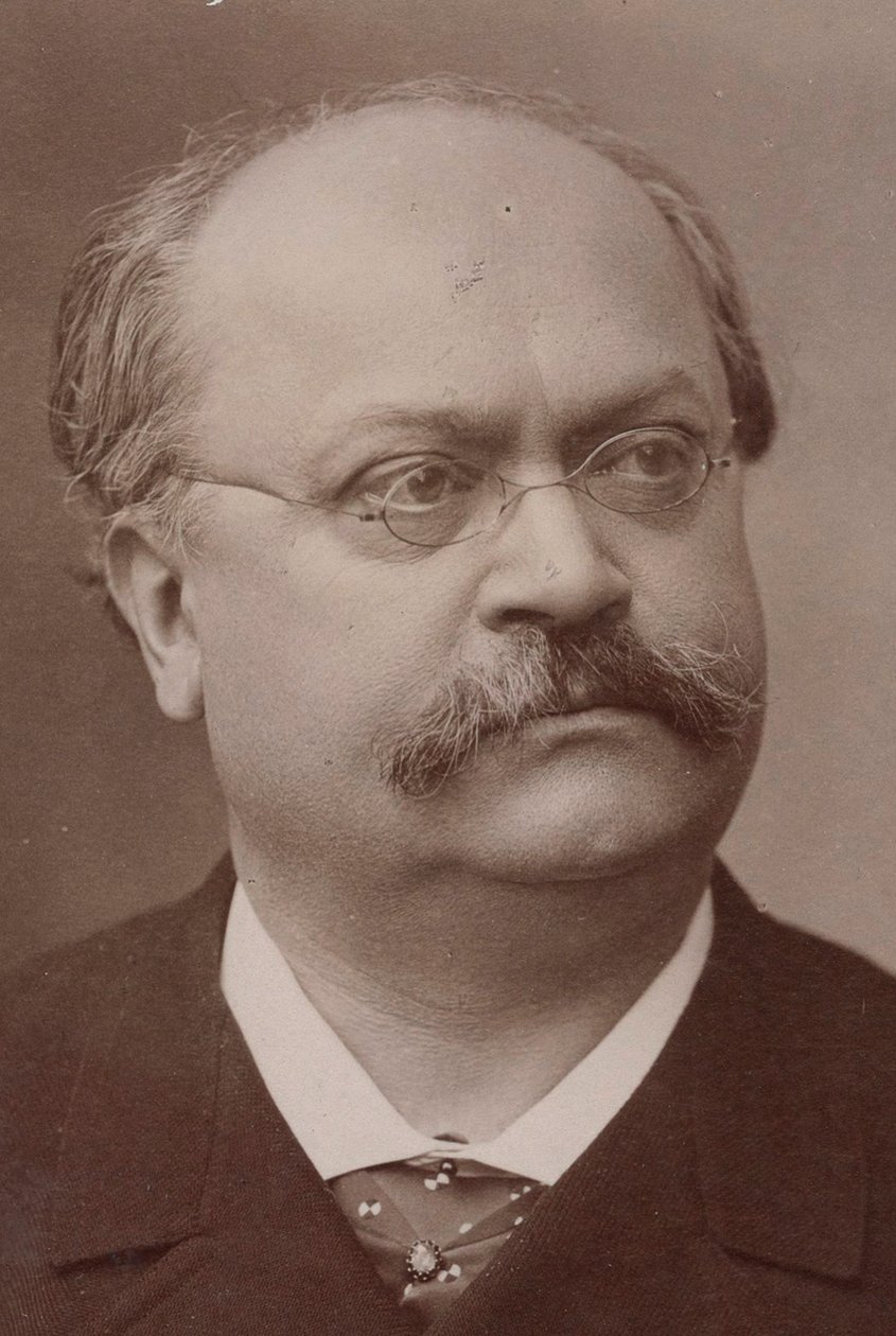 Portræt af komponisten Charles Lecocq 1832-1918. af Gaspard Félix Nadar