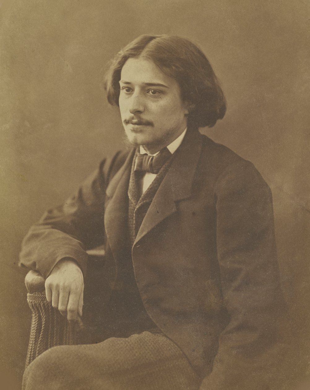 Portræt af forfatteren Alphonse Daudet 1840-1897, ca 1860. af Gaspard Félix Nadar