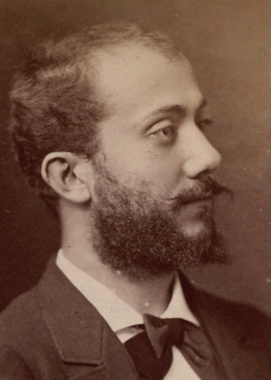 Portræt af komponisten Alexandre Luigini 1850-1906, 1900. af Gaspard Félix Nadar