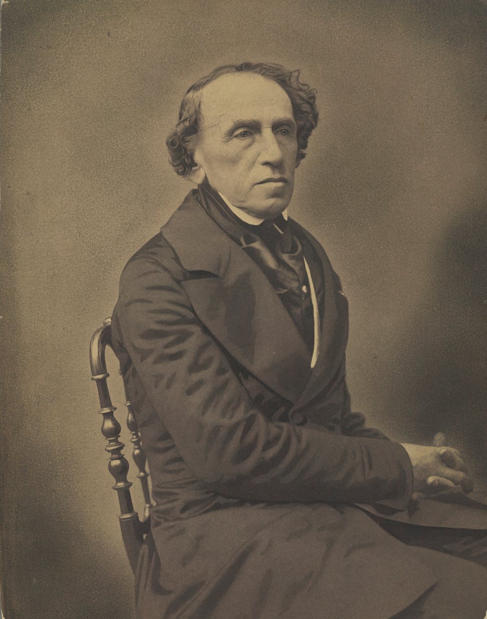 Portræt af komponisten Giacomo Meyerbeer 1791-1864, 1853-1854. af Gaspard Félix Nadar