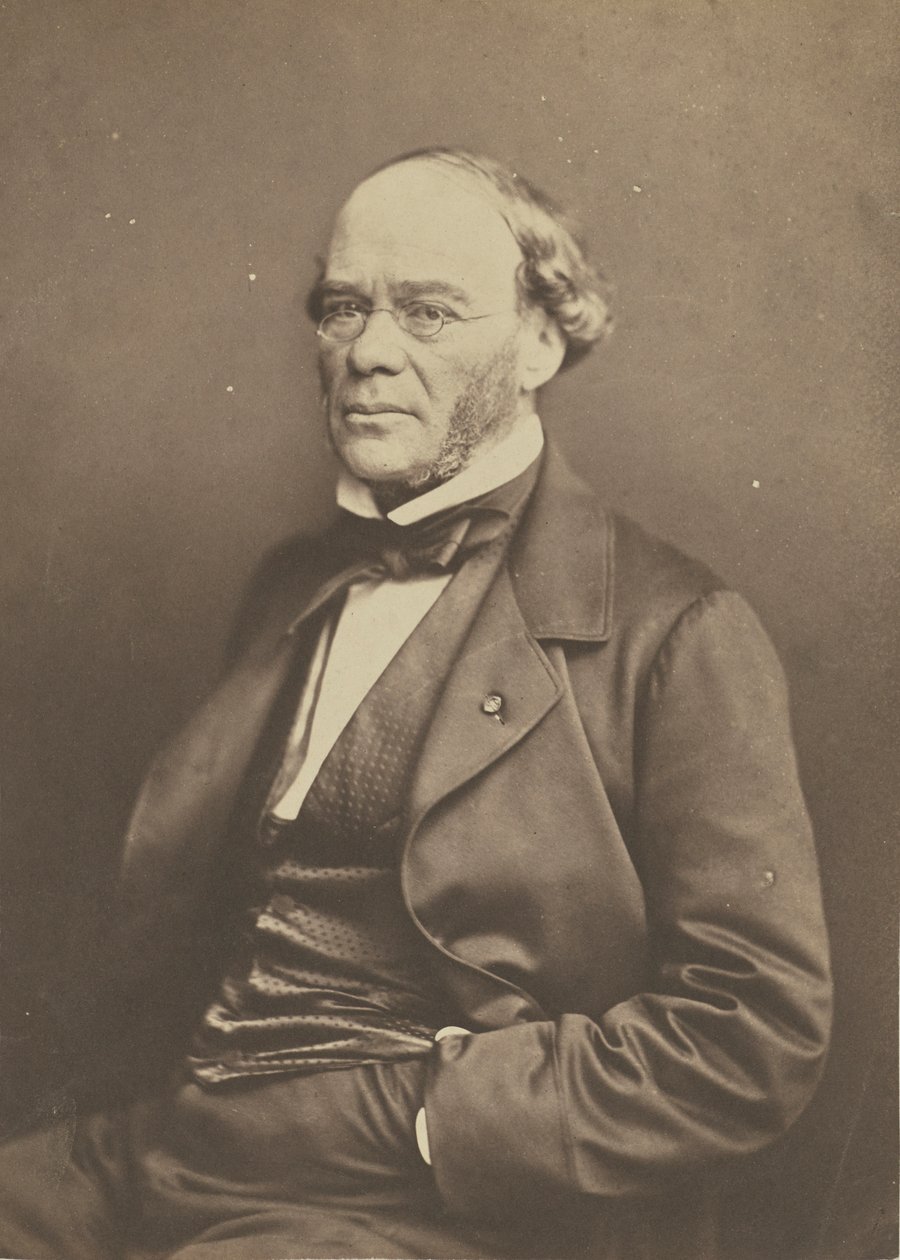 Portræt af komponisten Jacques Fromental Halévy 1799-1862, 1855-1859. af Gaspard Félix Nadar