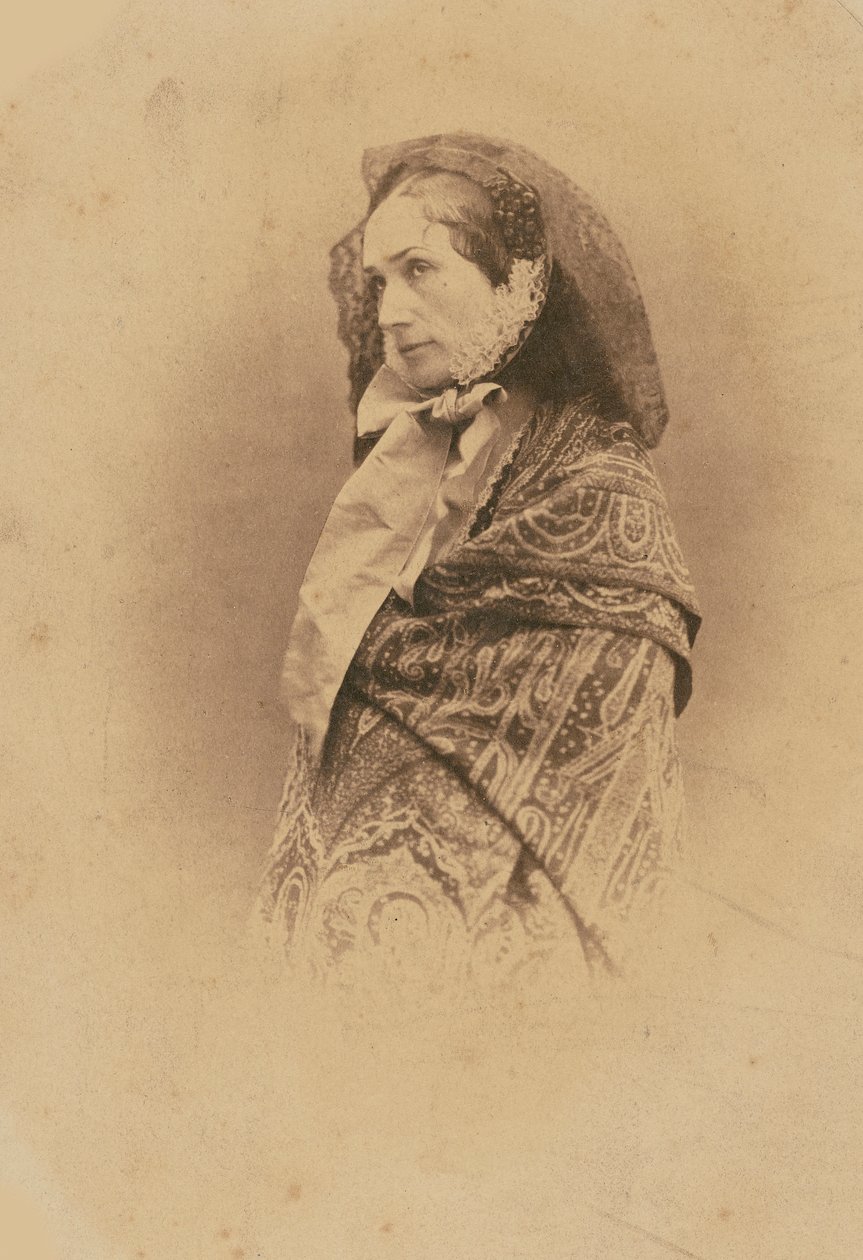 Portræt af operasangerinden Rosine Stoltz 1815-1903, 1855-1859. af Gaspard Félix Nadar
