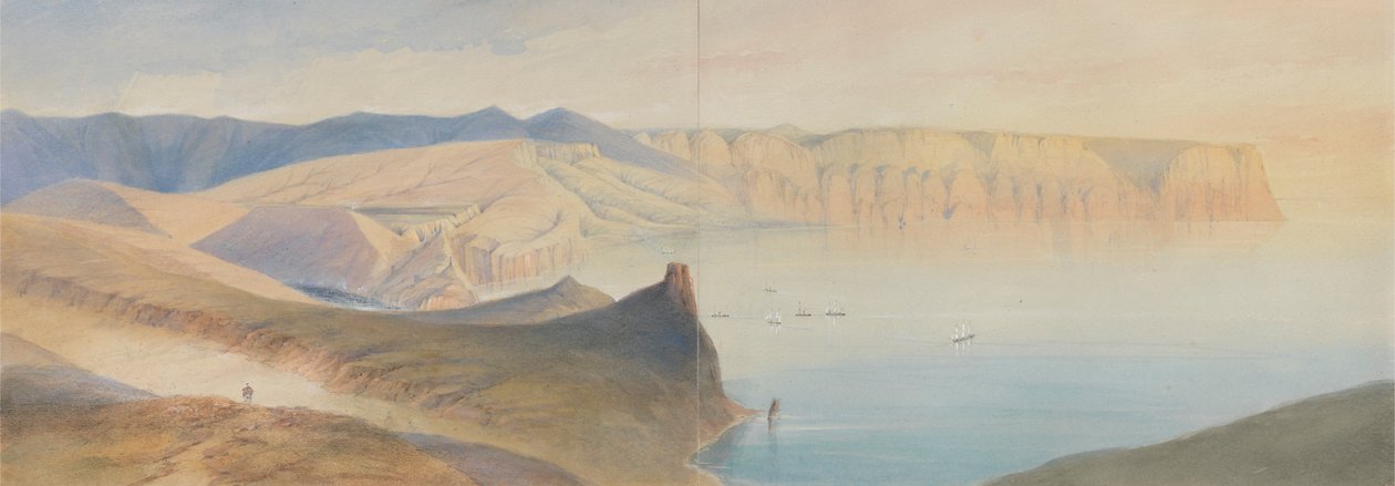 Cape Aia og Balaklava Bay, 1854 af Gaspard Le Marchant Tupper