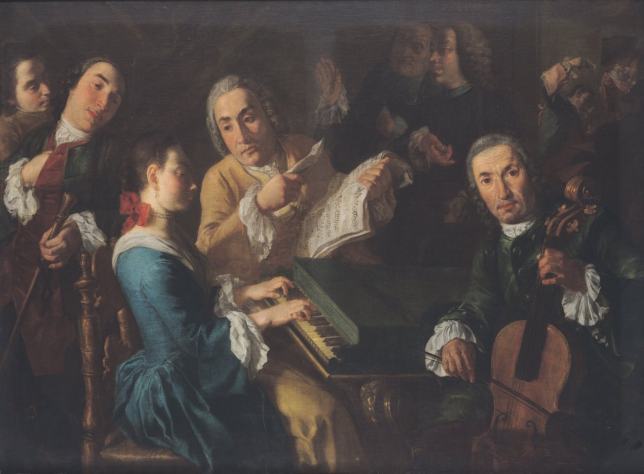 Koncerten, ca. 1755 af Gaspare Traversi