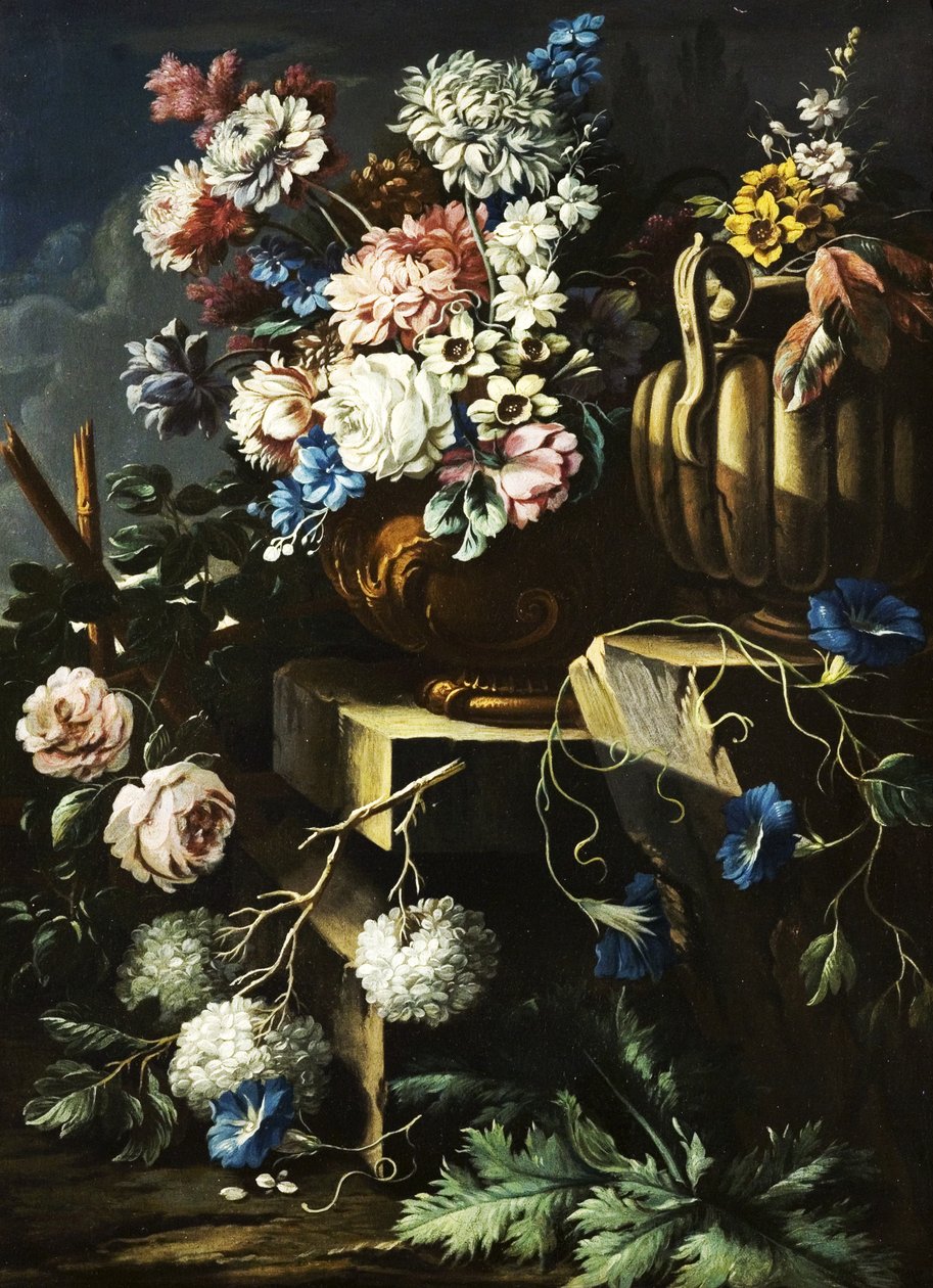 Blomsterstykke af Gasparo Lopez