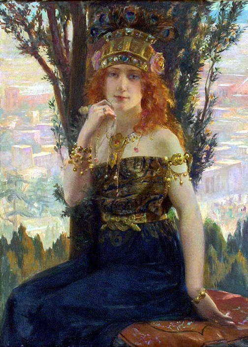 Helen af Troy af Gaston Bussiere