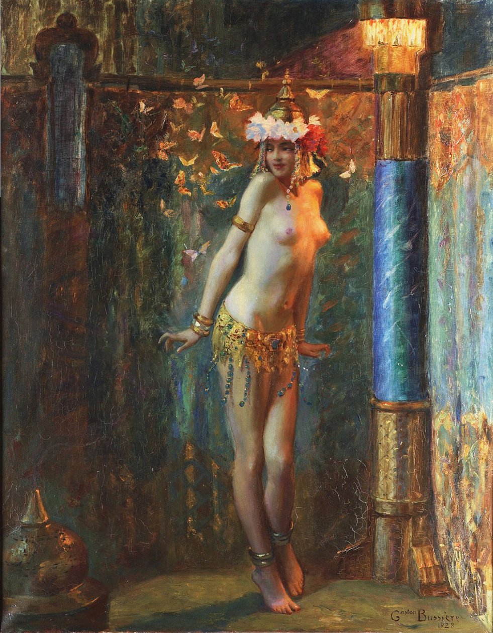 Dansen til Salome eller sommerfuglens dorn af Gaston Bussiere