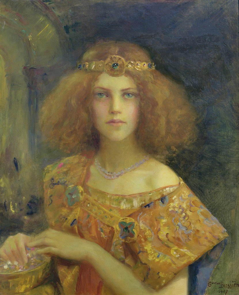 Salammbon engelsk: Salammbon af Gaston Bussiere