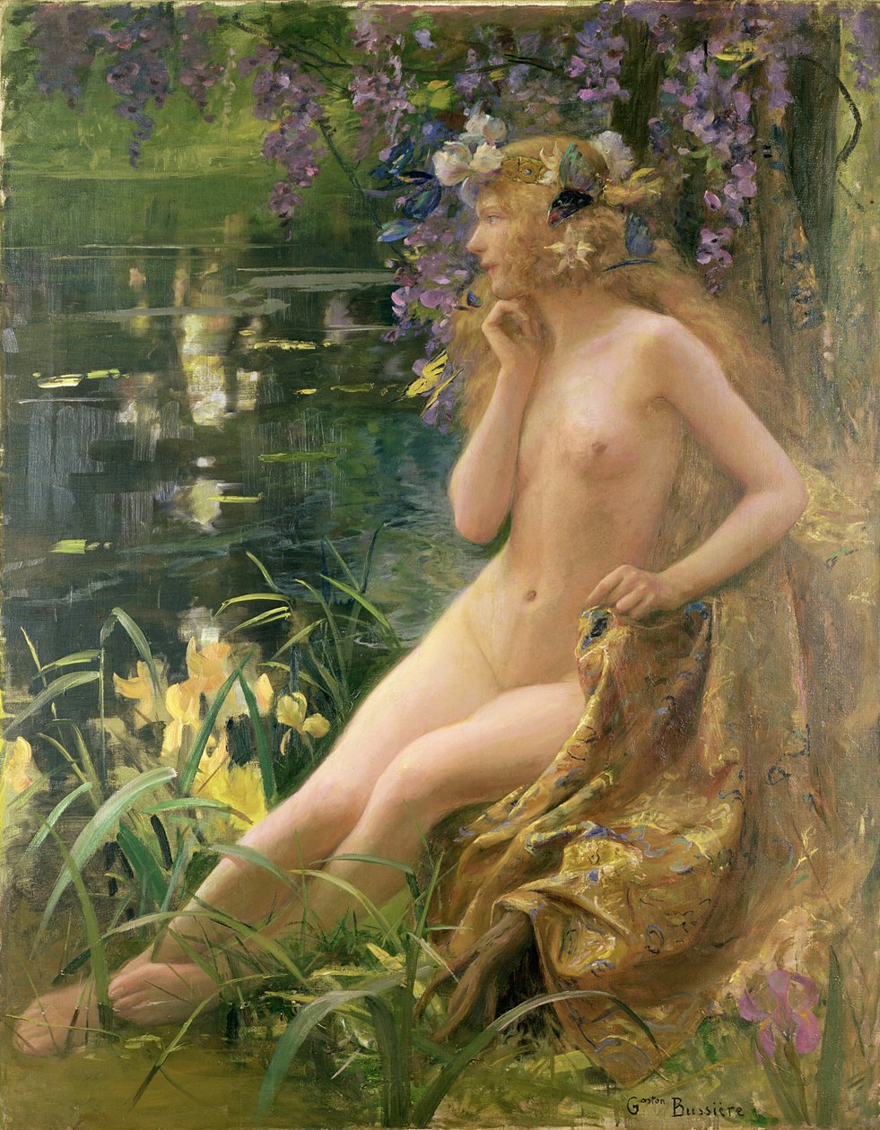 Vandnymfe af Gaston Bussiere