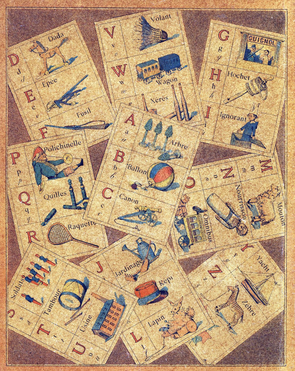 4. cover af ABC des joujoux eller Alphabet des petits af Gaston Quenioux