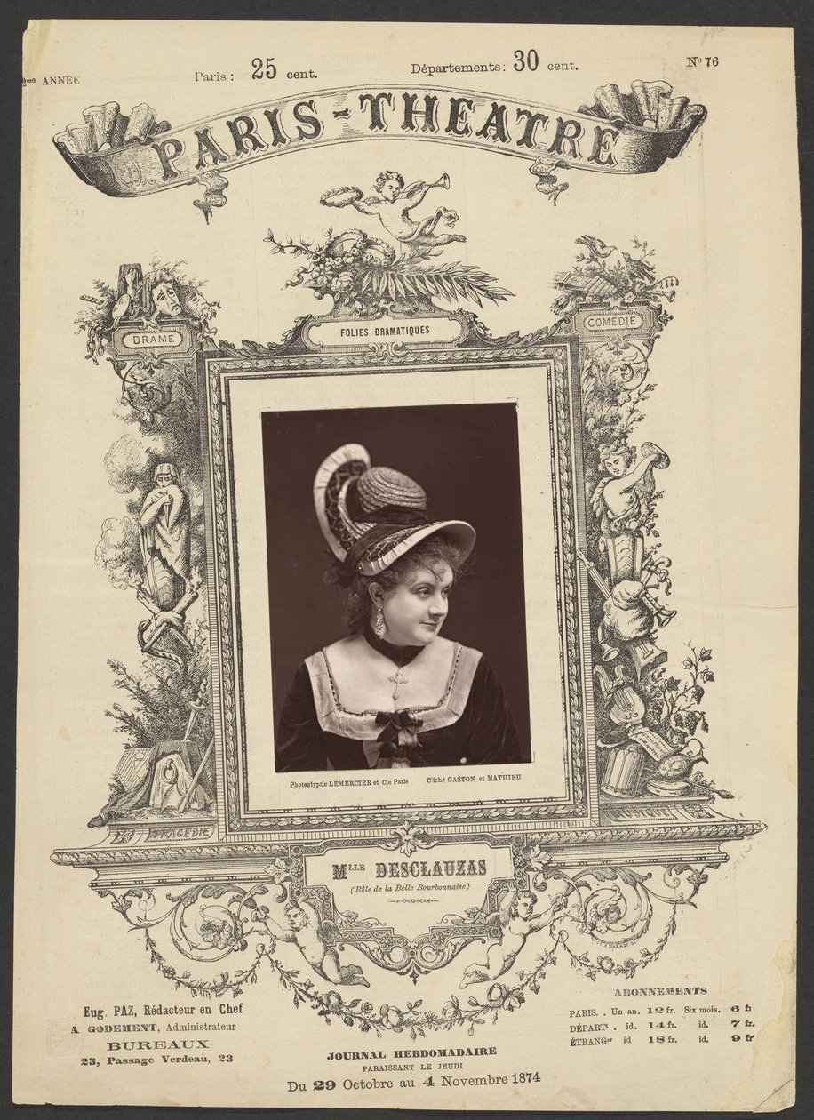 Paris Teater: Miss. Desclauzas af Gaston and Mathieu and Cie.