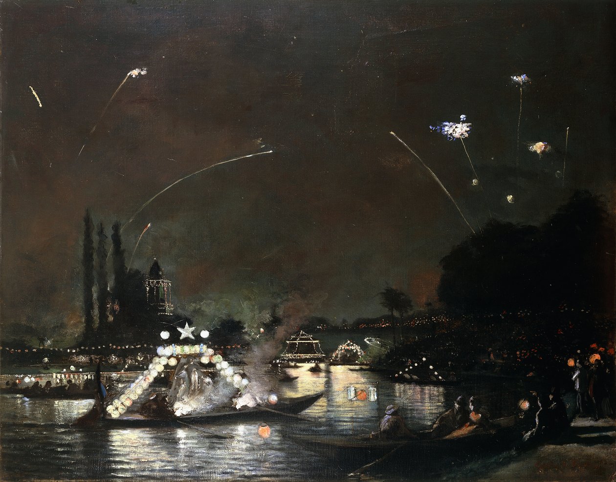 Paris om natten den 14. juli; Paris natten til den 14. juli, af Gaston de Latouche