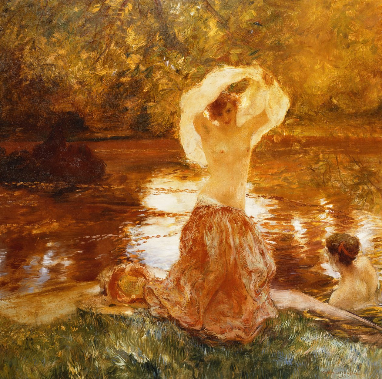 Badet; Le Bain, af Gaston de Latouche