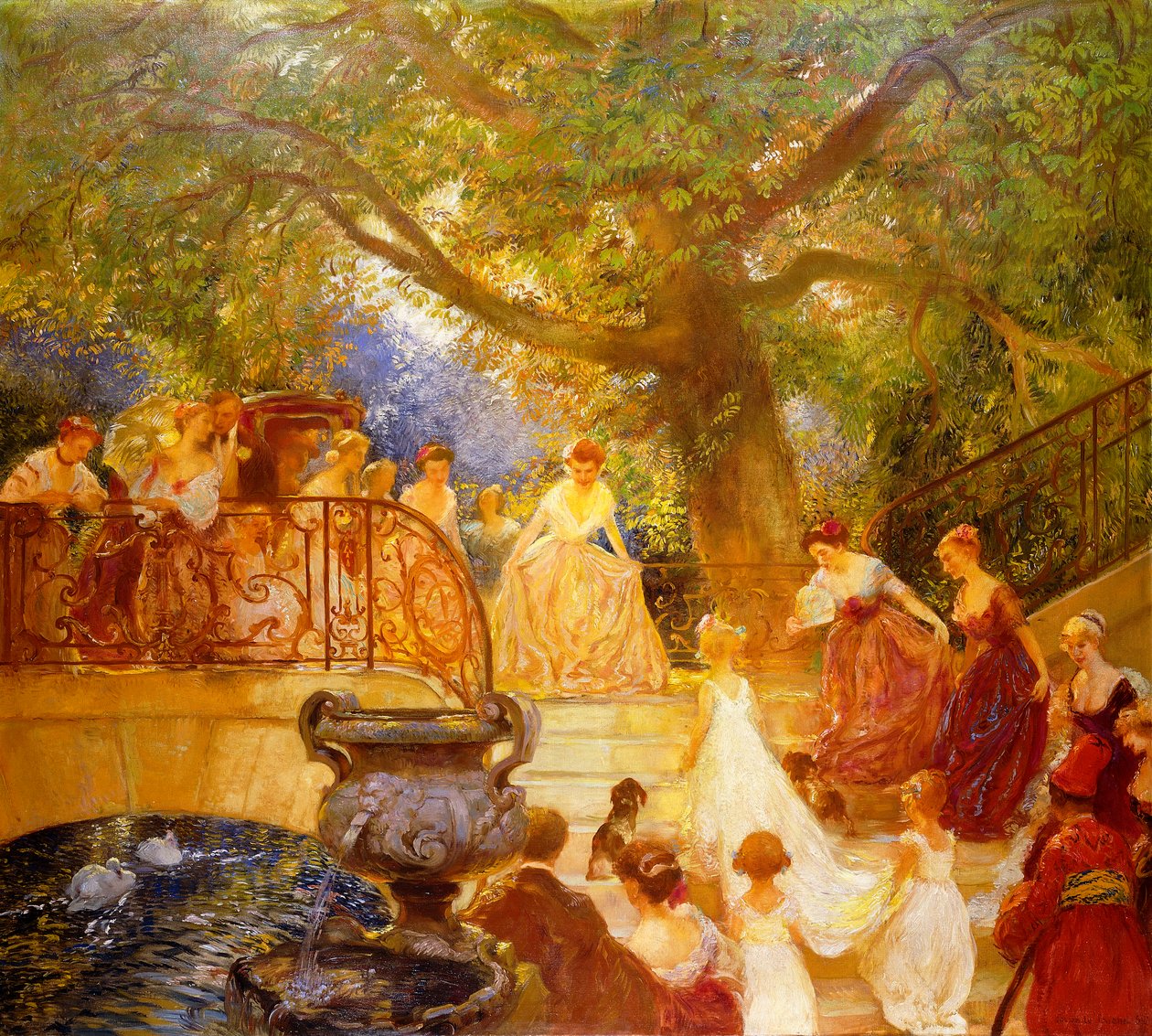 Besøget af det kongelige prinsesse, af Gaston de Latouche
