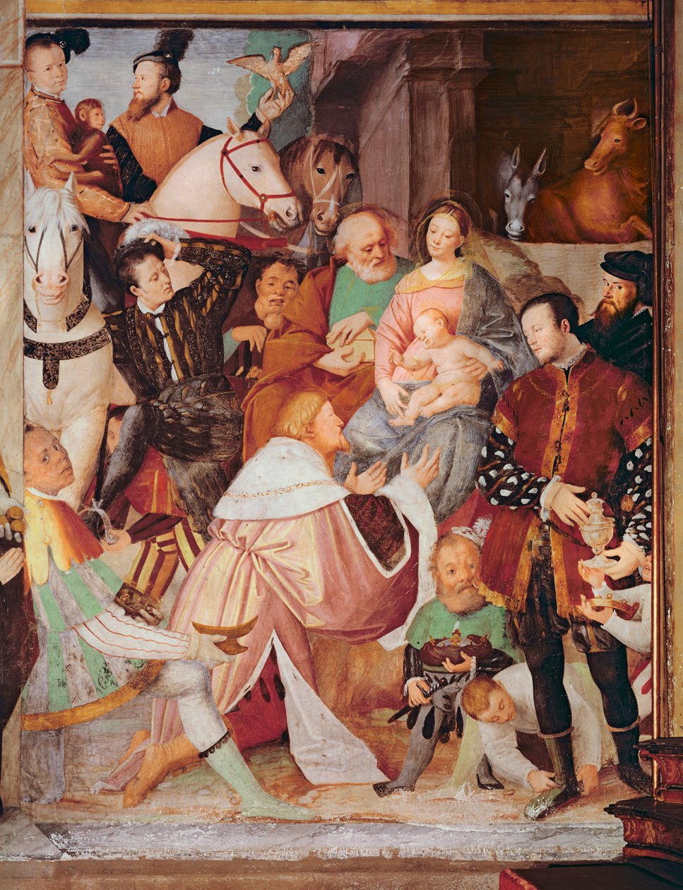 Tilbedelse af Magi, c.1532-35 af Gaudenzio Ferrari