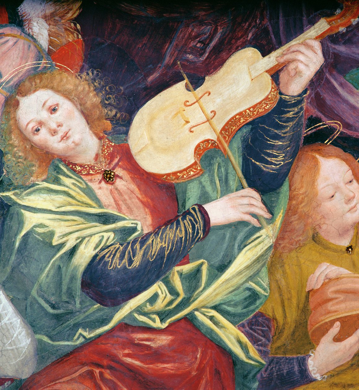 Englenes Koncert, 1534-36 (detaljer) (se 175762) af Gaudenzio Ferrari