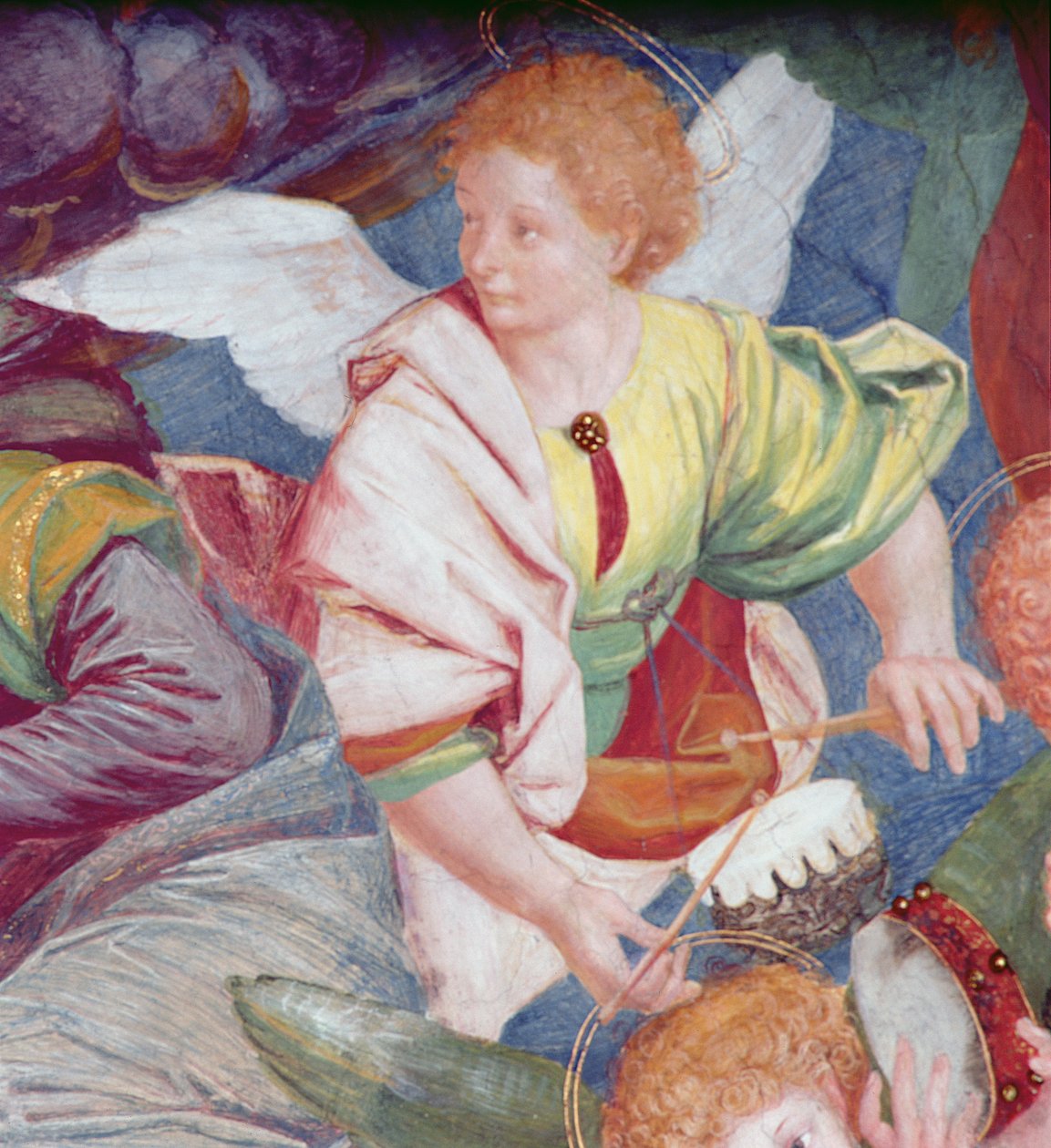 Englenes Koncert, 1534-36 (detaljer) (se 175762) af Gaudenzio Ferrari