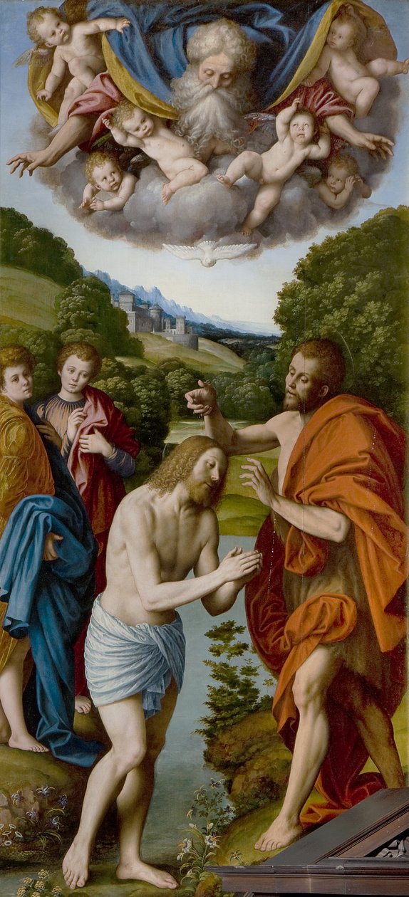 Kristi dåb, 1540 af Gaudenzio Ferrari