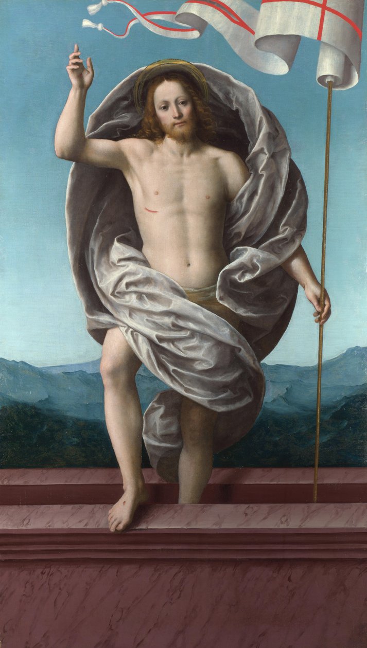 Kristus opstår fra graven, ca. 1540 af Gaudenzio Ferrari