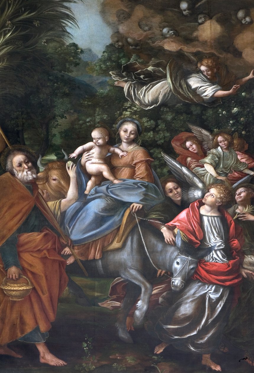 Flyvning til Egypten, ca. 1525 af Gaudenzio Ferrari