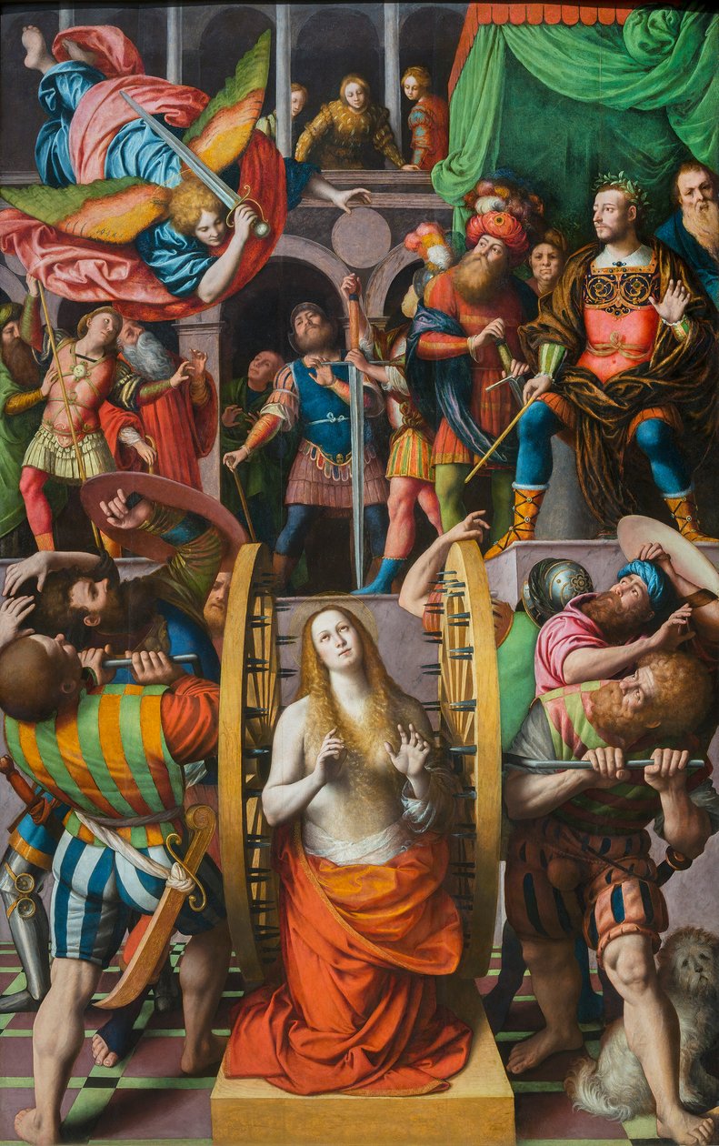 Sankt Catherines martyrium af Gaudenzio Ferrari