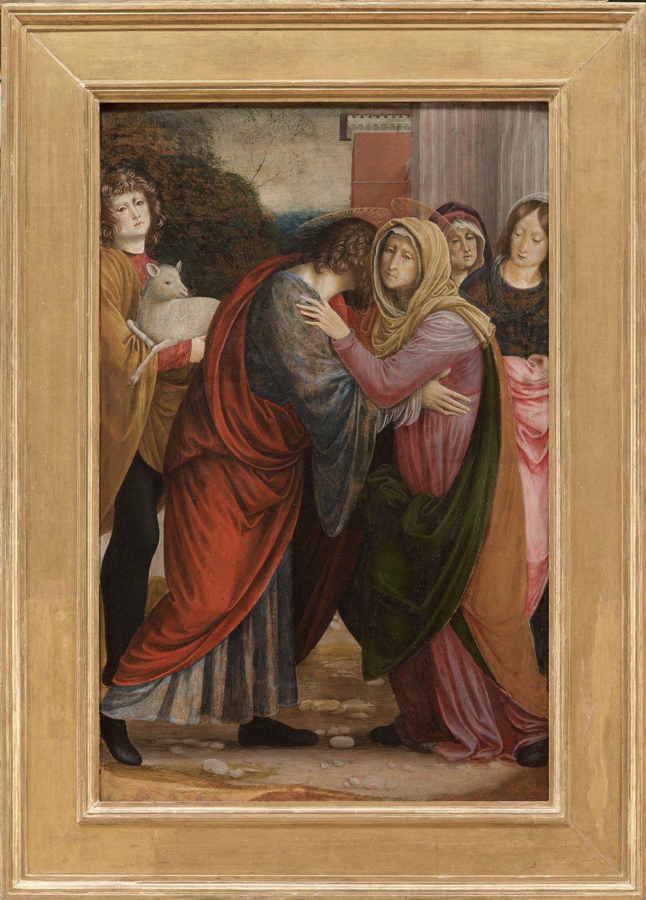 Møde ved Golden Gate, 1508-09 af Gaudenzio Ferrari