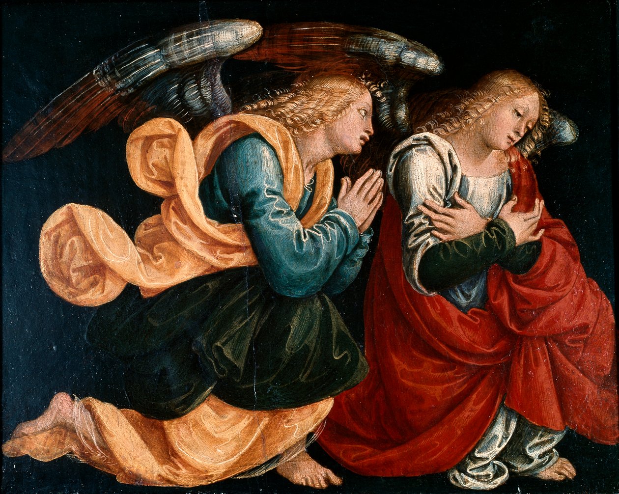 Bedende engle af Gaudenzio Ferrari (ca 1470-1546) af Gaudenzio Ferrari