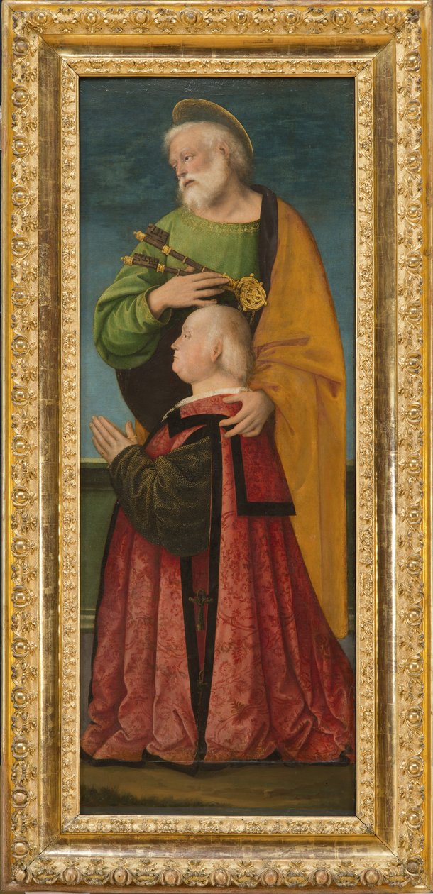 Sankt Peter og en donor, c.1517-18 af Gaudenzio Ferrari