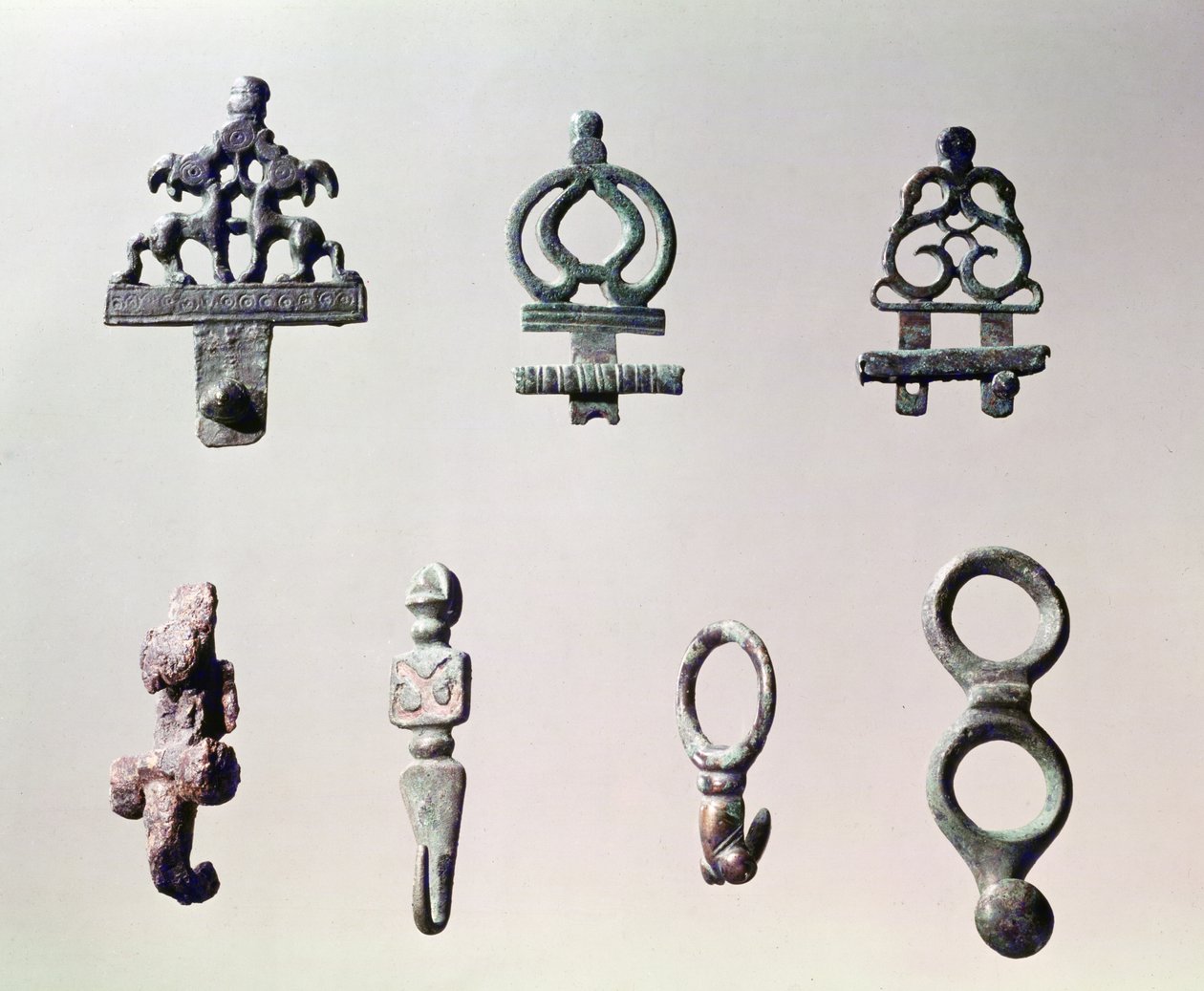 Bæltekroge, Tene I (ca. 475-0 f.Kr.) (bronze) af Gaulish
