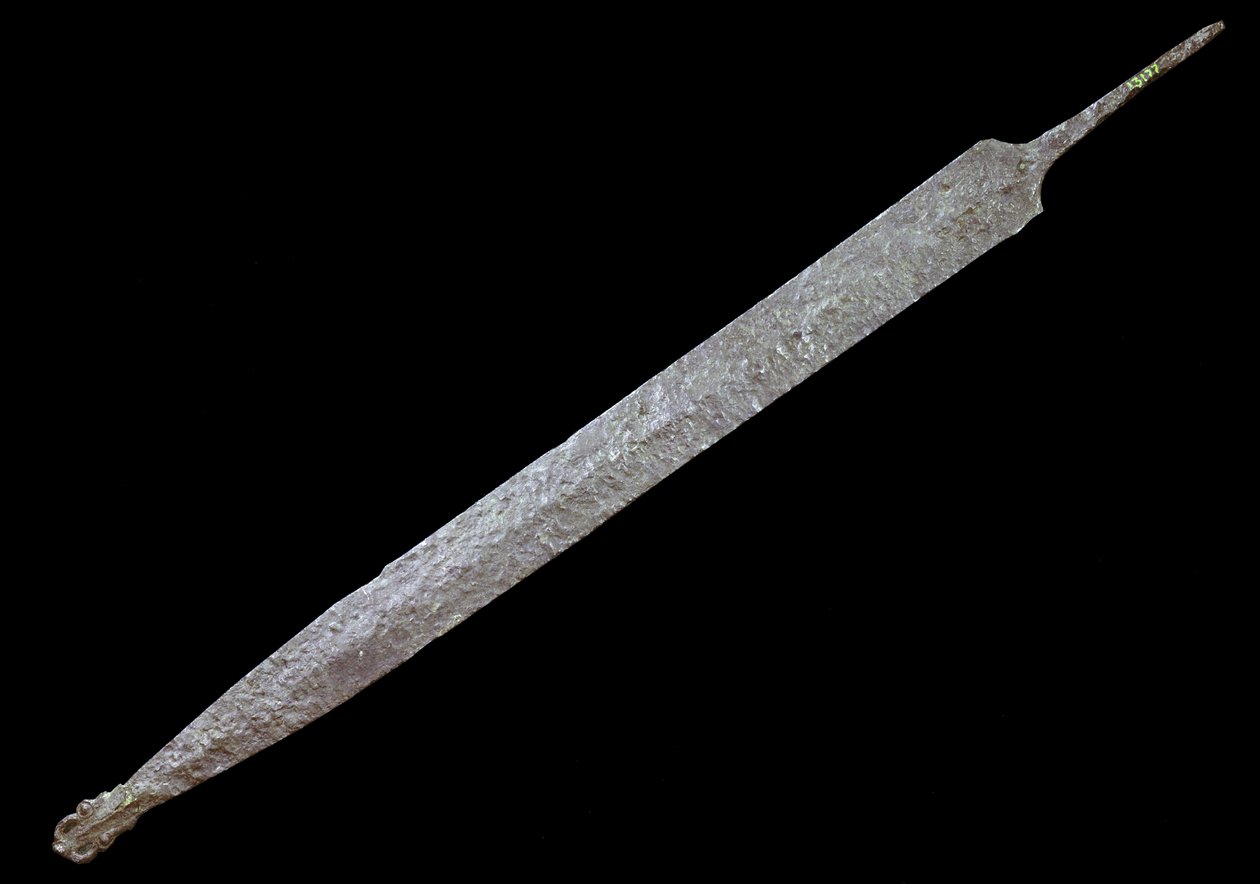 Galliens kunst: Iron Spee, jernalder (400 f.Kr.). Antikvitetsmuseet, Saint Germain en Laye. af Gaulish