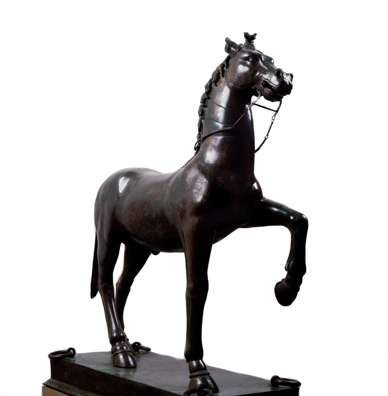Votivhest af bronze (skulptur, ca. 50 e.Kr.) af Gaulish Gaulish
