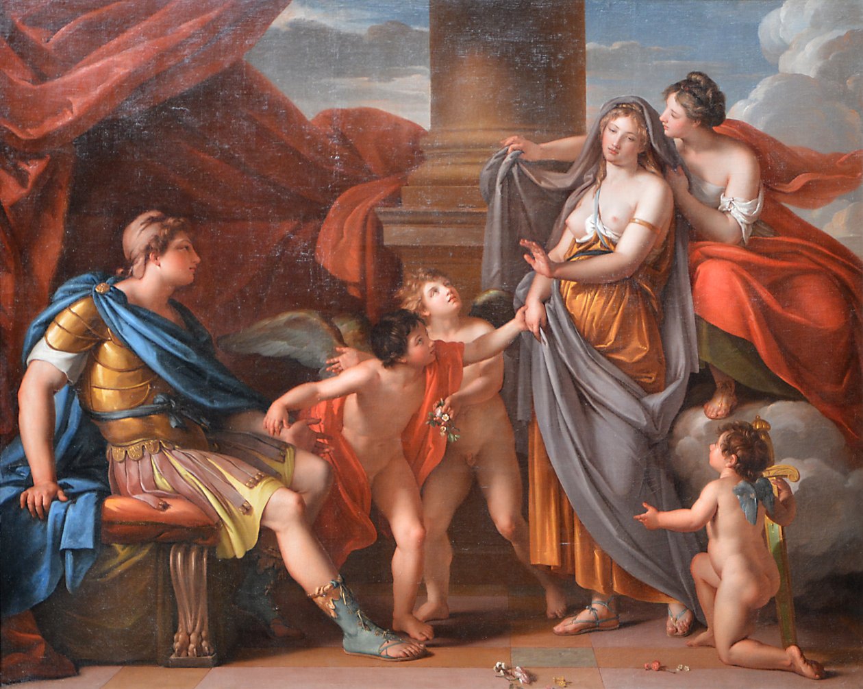 Venus præsenterer Helena for Paris af Gavin Hamilton
