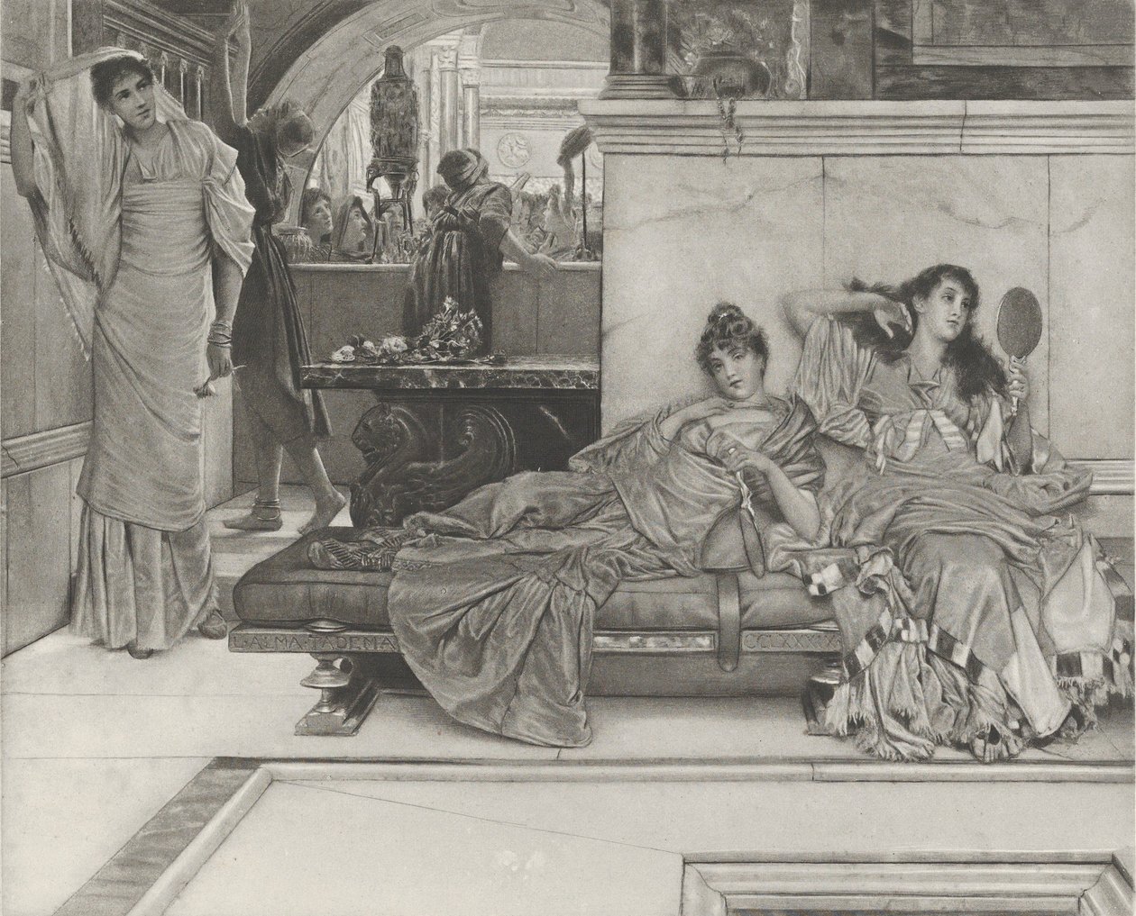 Ved Venus-helligdommen, ca. 1889. af Gebbie and Husson Co Ltd