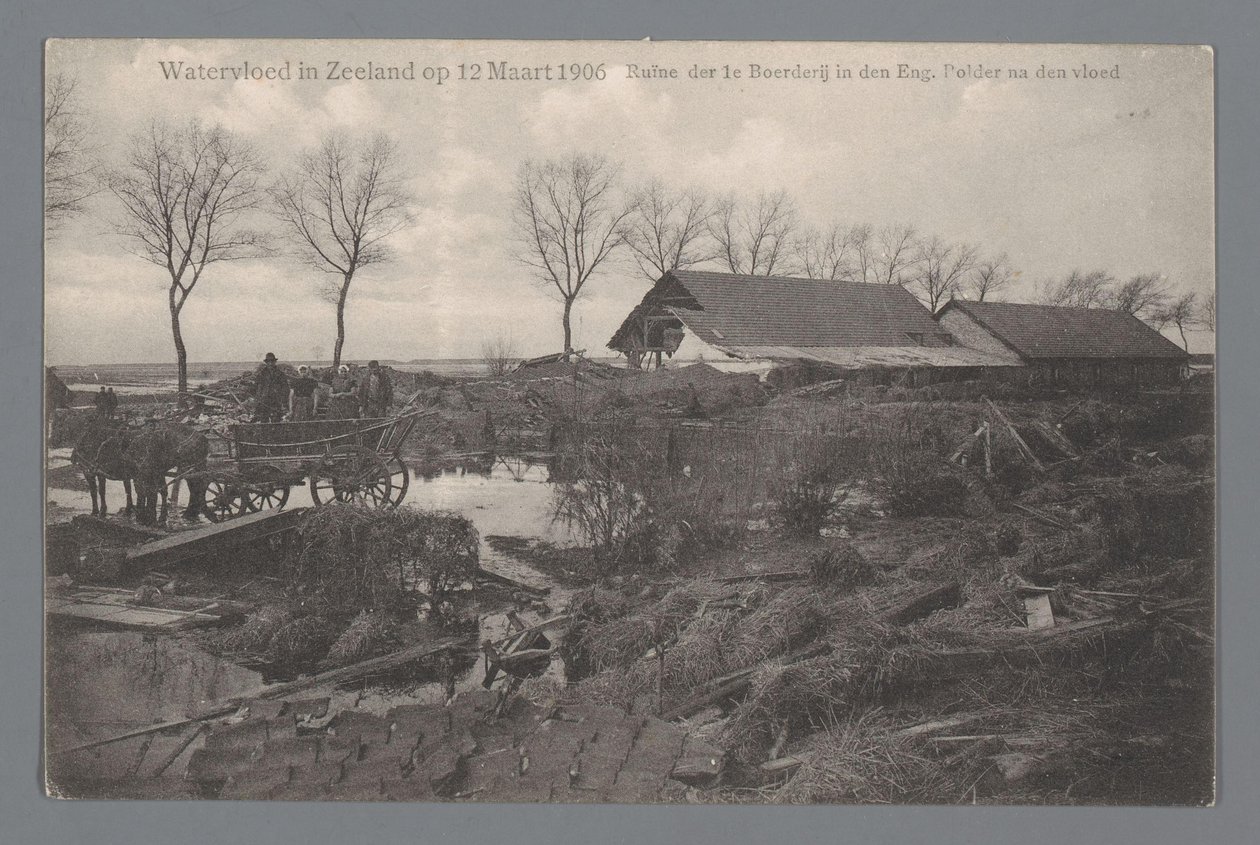 Oversvømmelse i Zeeland den 12. marts 1906 af Gebroeders van Straaten