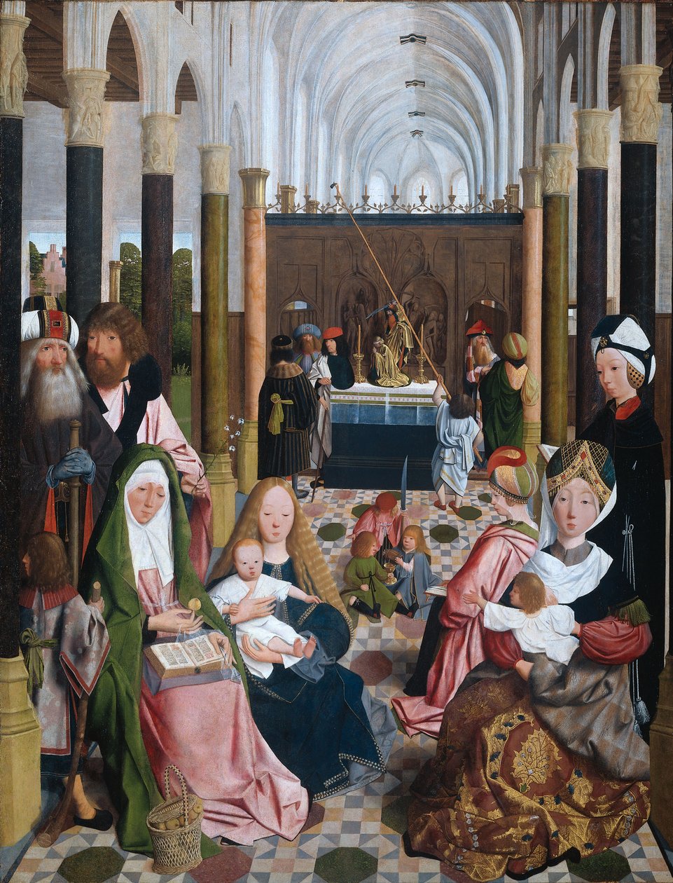 Det hellige slægtskab, 1493 af Geertgen Tot sint Jans