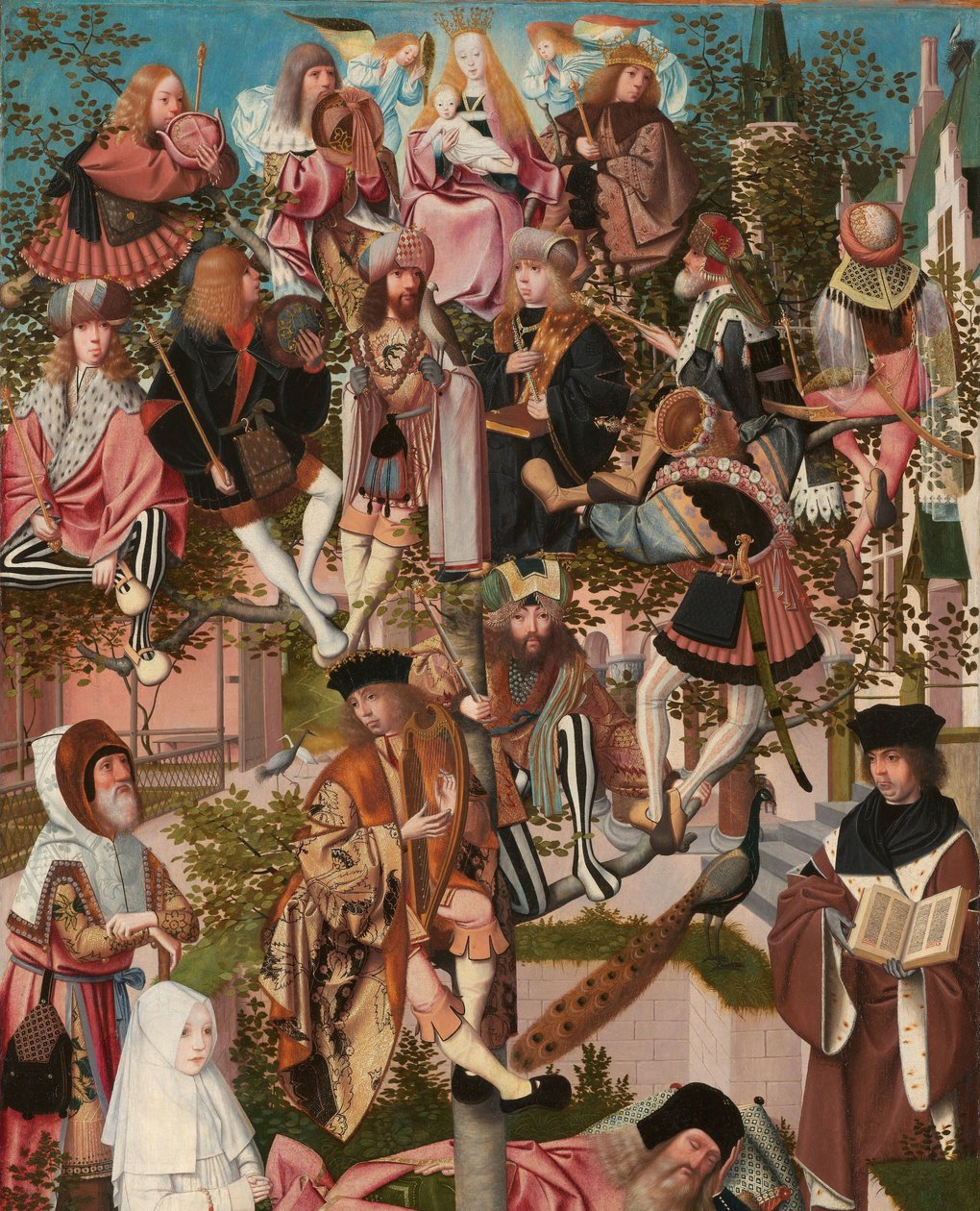 Jesses træ af Geertgen tot Sint Jans (circle of)