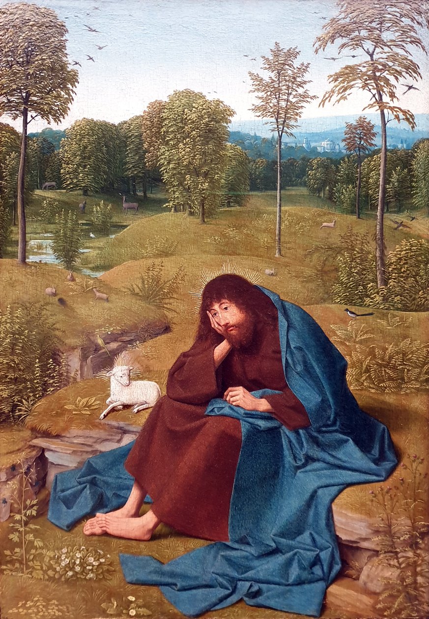Johannes Døberen i ørkenen af Geertgen Tot sint Jans