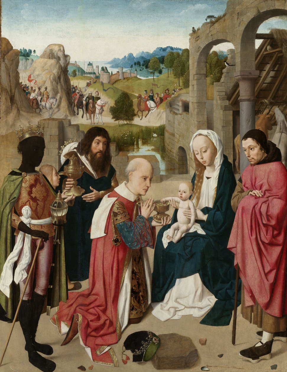 Tilbedelsen af de hellige tre konger af Geertgen Tot sint Jans
