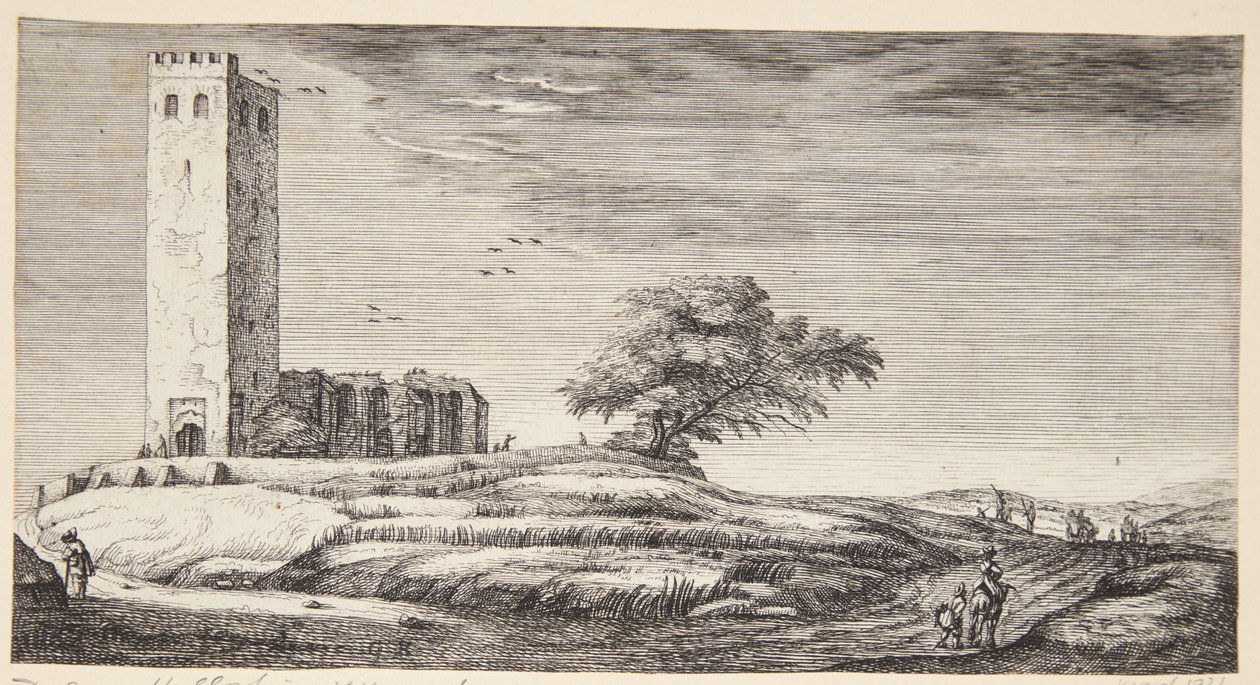 Den gamle kirke ved Muiderberg af Geertruyt Roghman