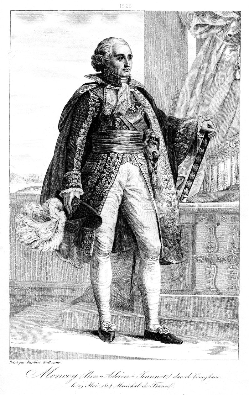 Bon Adrien Jeannot de Moncey 1754-1842, marskal af Frankrig, 1839. af Geille