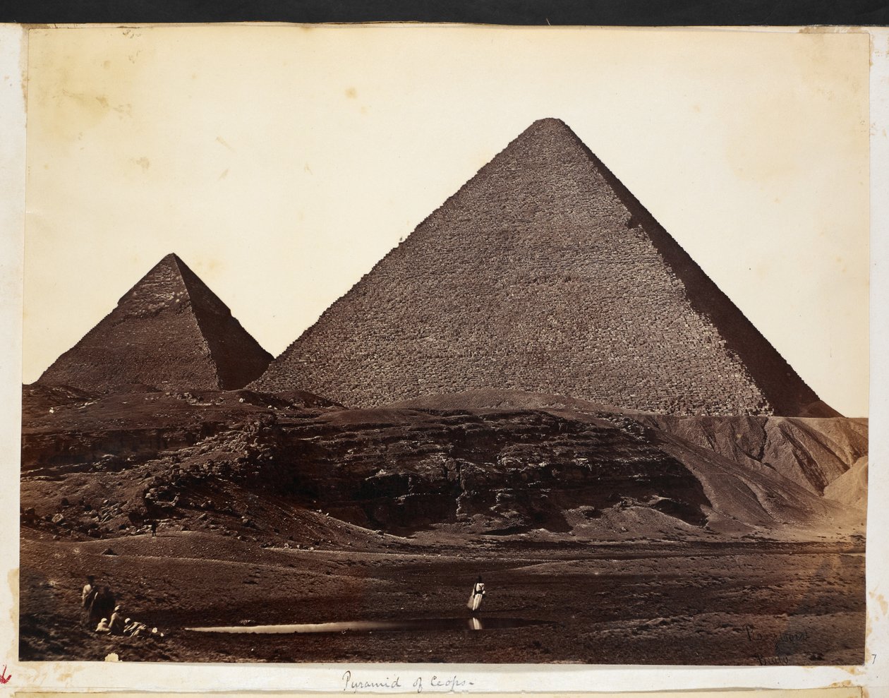 Pyramid of Cheops, fra General Charles George Gordons fotoalbum af General Charles Gordon