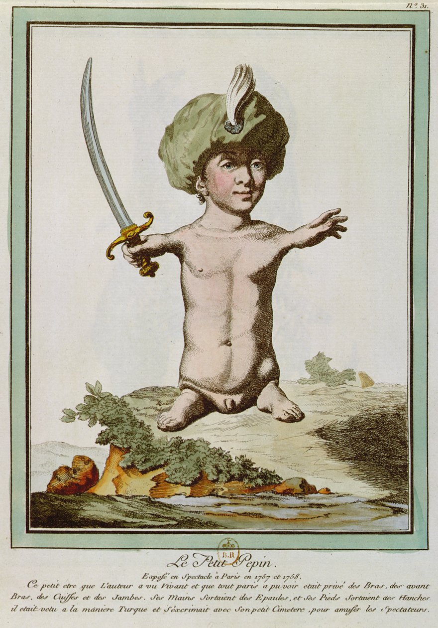 Petit Pepin, fra "Les Ecarts de la Nature", Paris, 1775 af Genevieve Regnault de Nangis