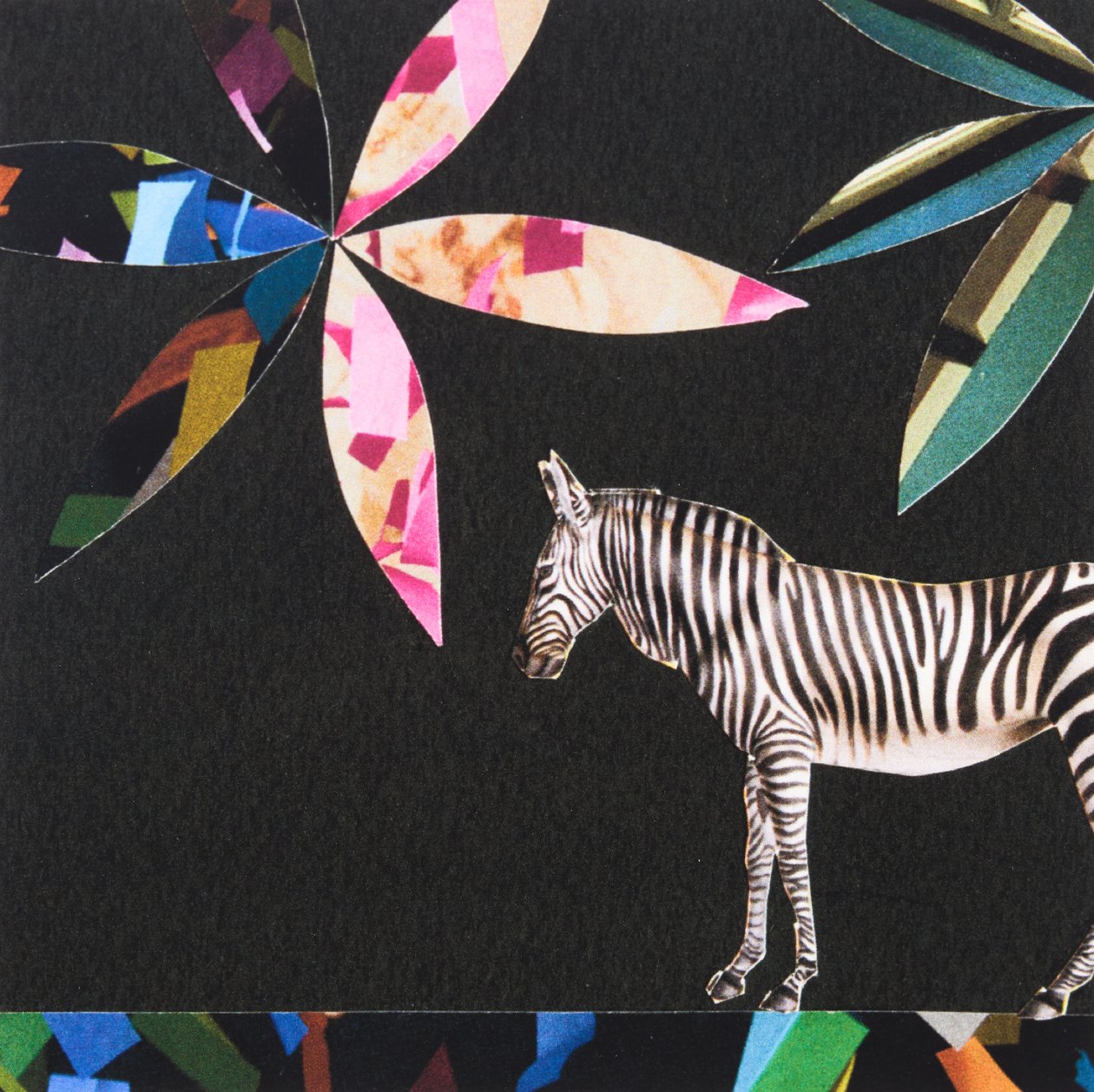 Italiensk zebra, 2019 (collage) af Genevieve French