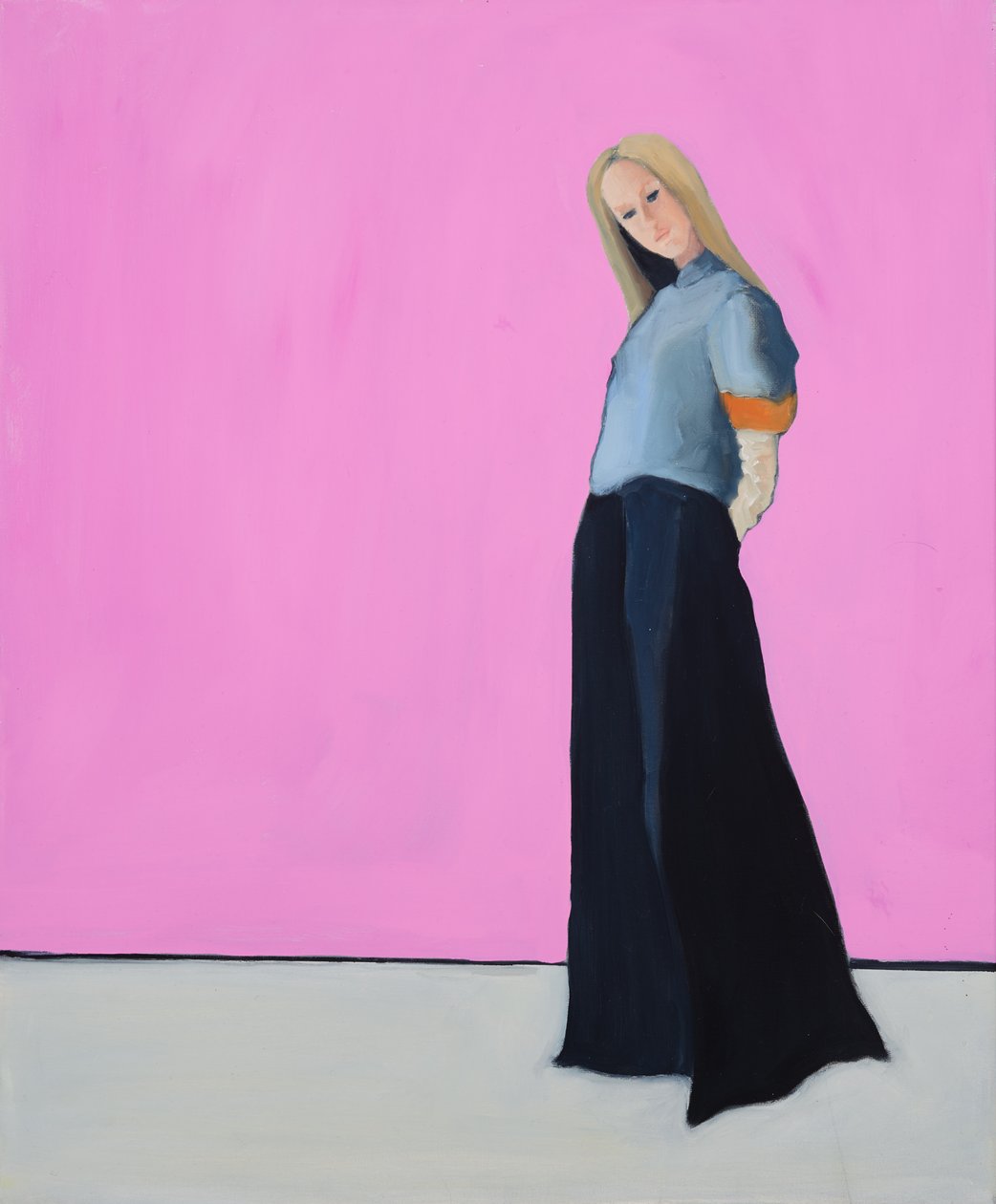 Jane, 2016 (olie på lærred) af Genevieve French