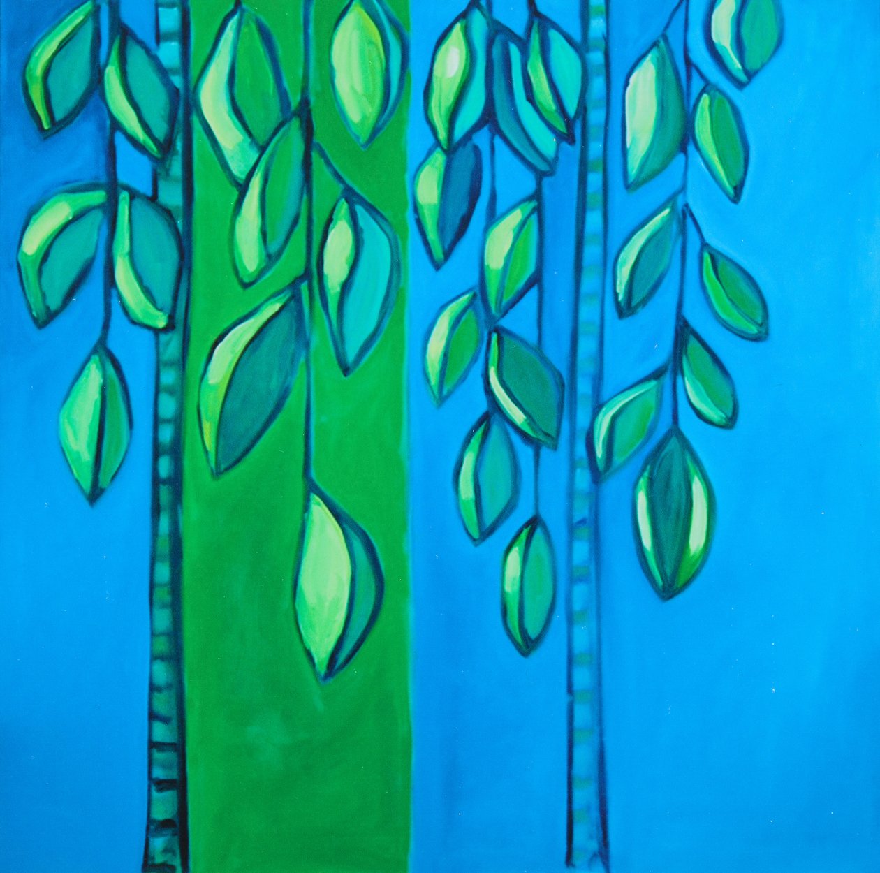 Wishes, 2018 (olie på lærred) af Genevieve French